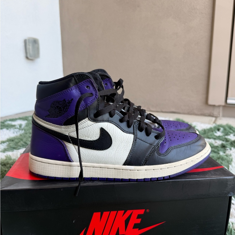 Nike Air Jordan 1 High - Purple Black White